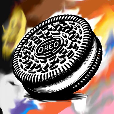 realistic oreo