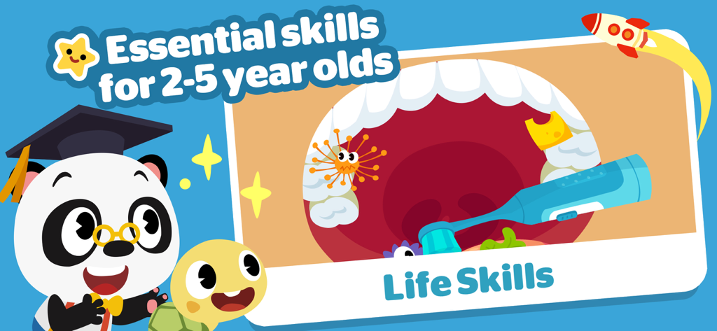 Dr. Panda - Learn & Play - Dr. Panda and Toto teaching life skills and teeth brushing to toddlers aged 2 to 5