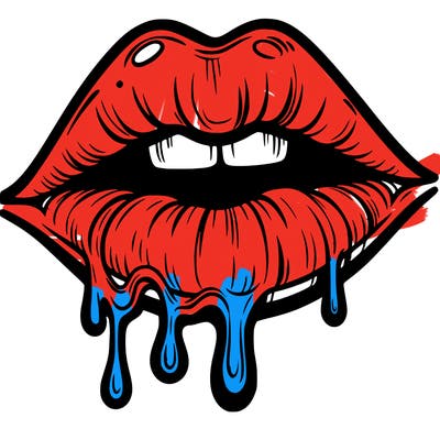 lips that look realistic and drip