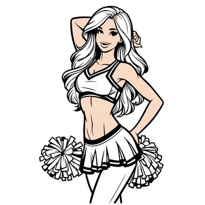 realistic cheerleader