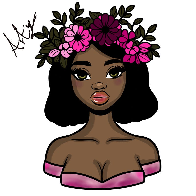 beautiful black people woman pretty girl