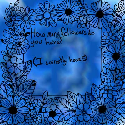 a frame out of some flowers