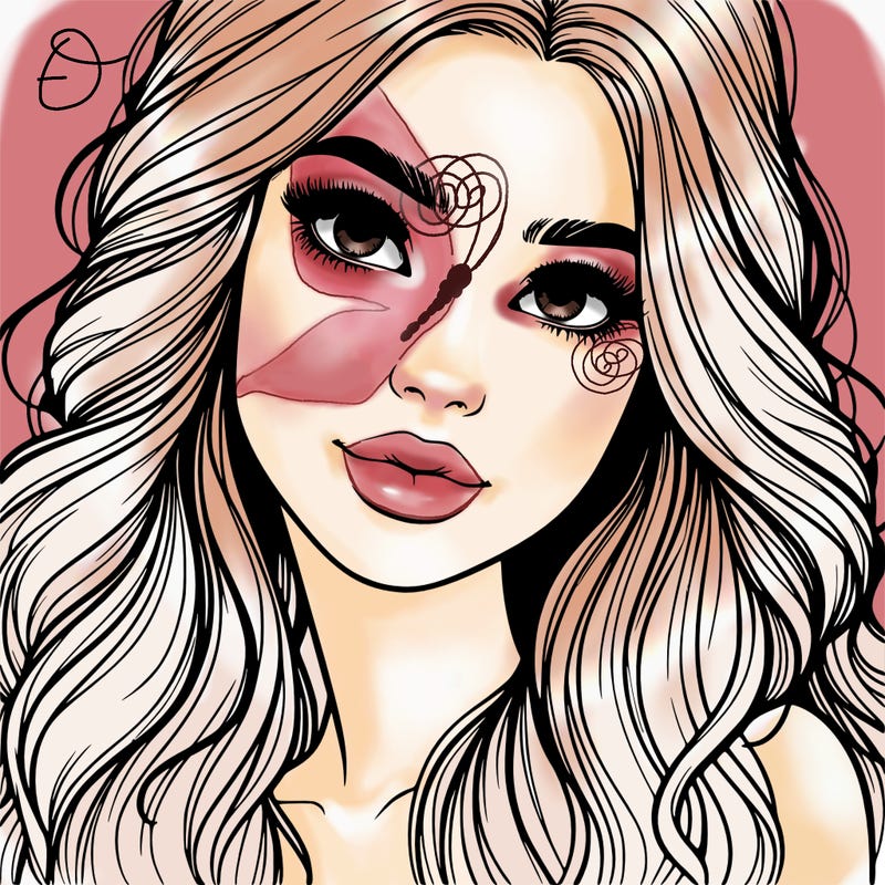 beautiful realistic girl