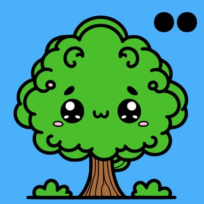 a very cute and adorable tree