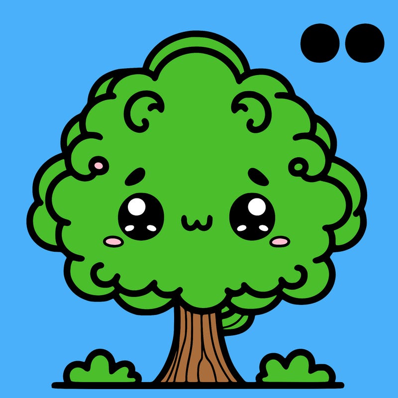 a very cute and adorable tree