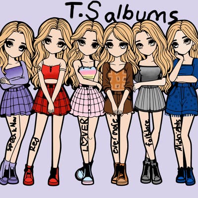 a group of girls realistic