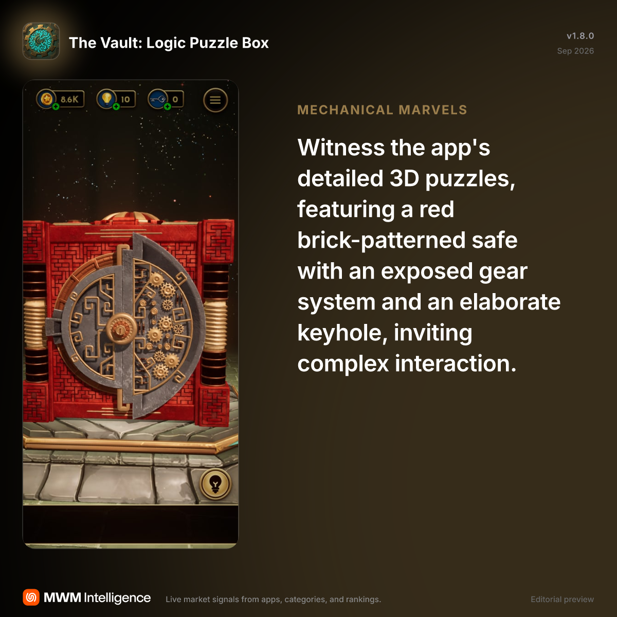 The Vault: Logic Puzzle Box - Games App | MWM