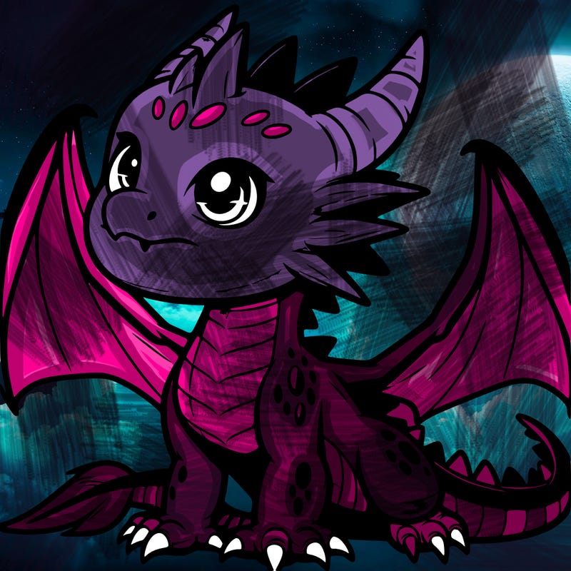 fierce baby night dragon