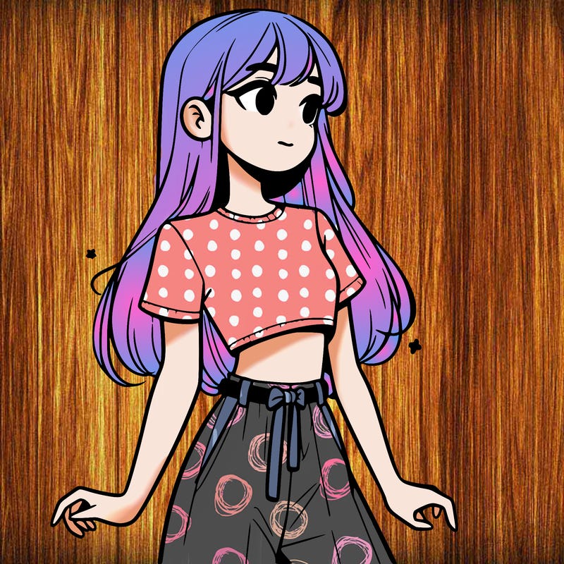 girl in a cute crop top