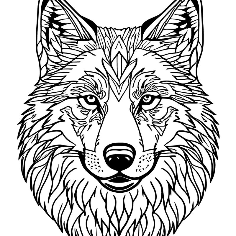 realistic wolf
