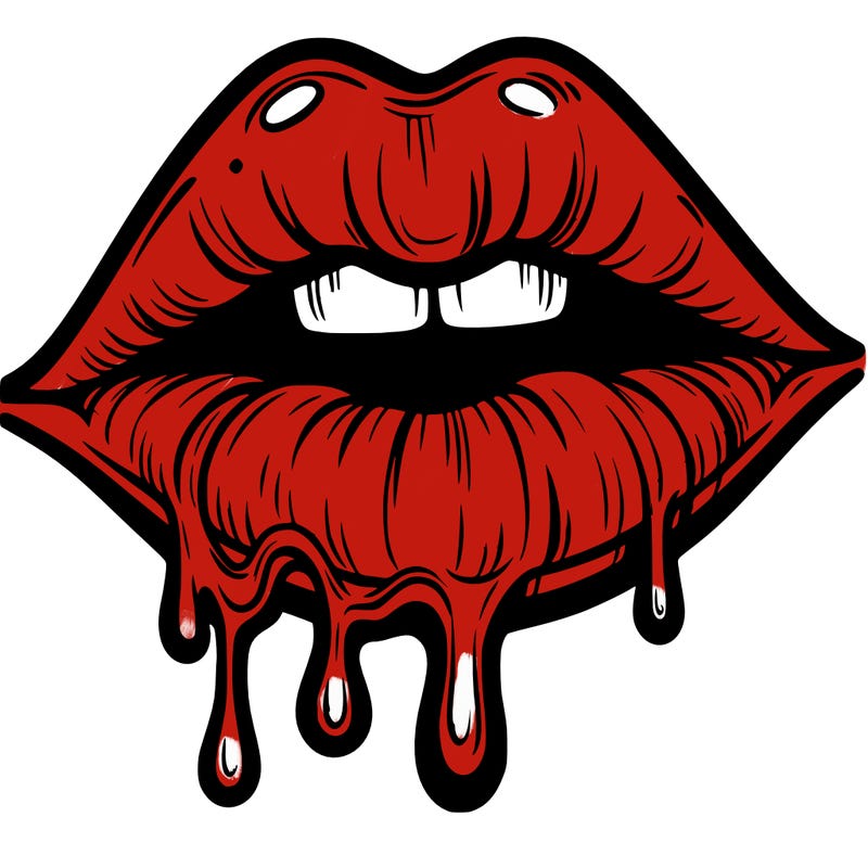 lips that look realistic and drip