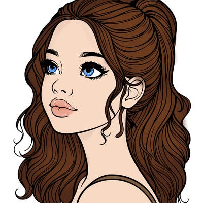 beautiful realistic girl