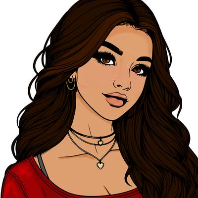 detailed realistic girl