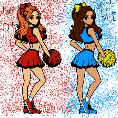 realistic cheerleader