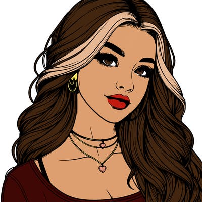 detailed realistic girl