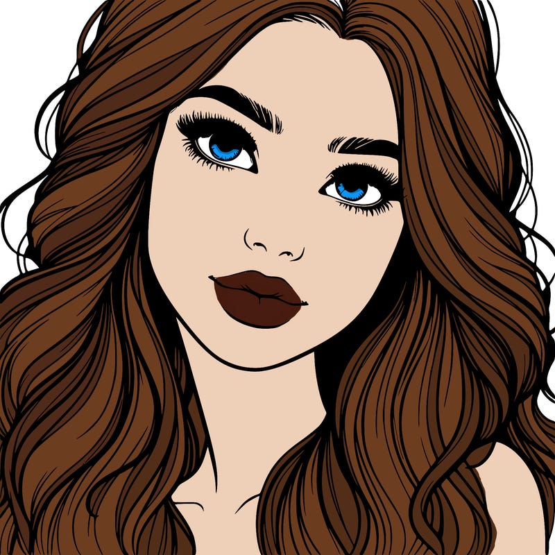 beautiful realistic girl