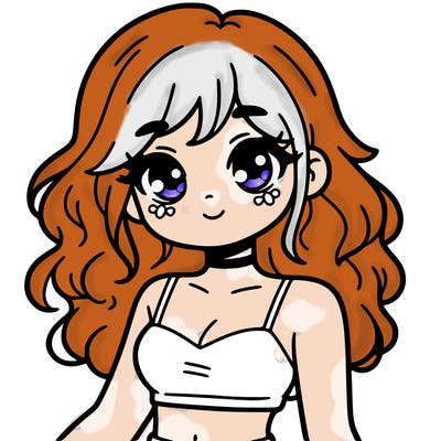 girl in a cute crop top