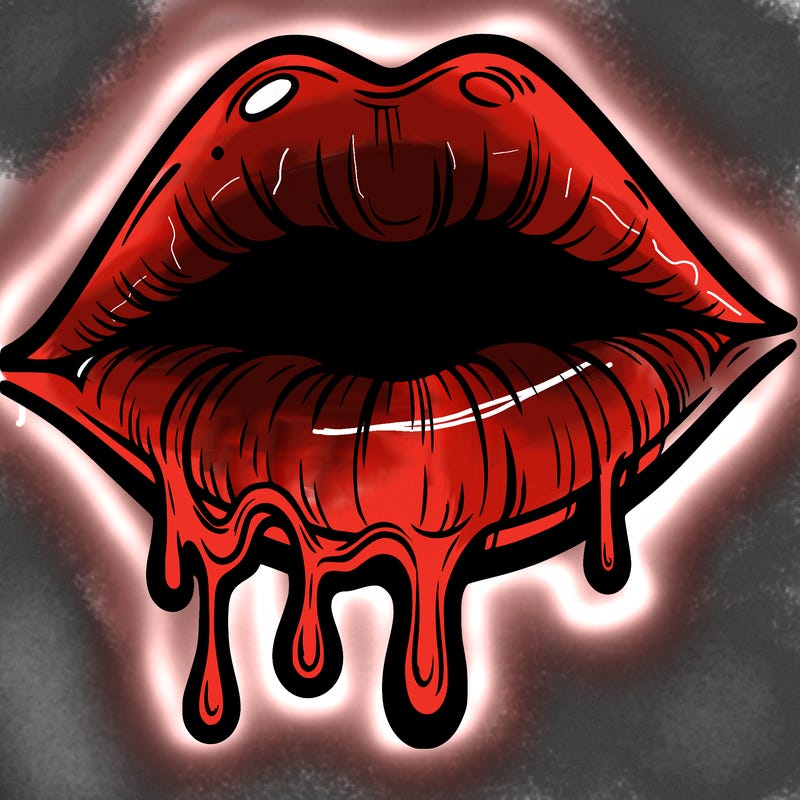 lips that look realistic and drip