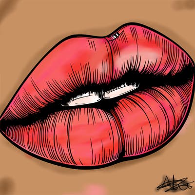 realistic lips