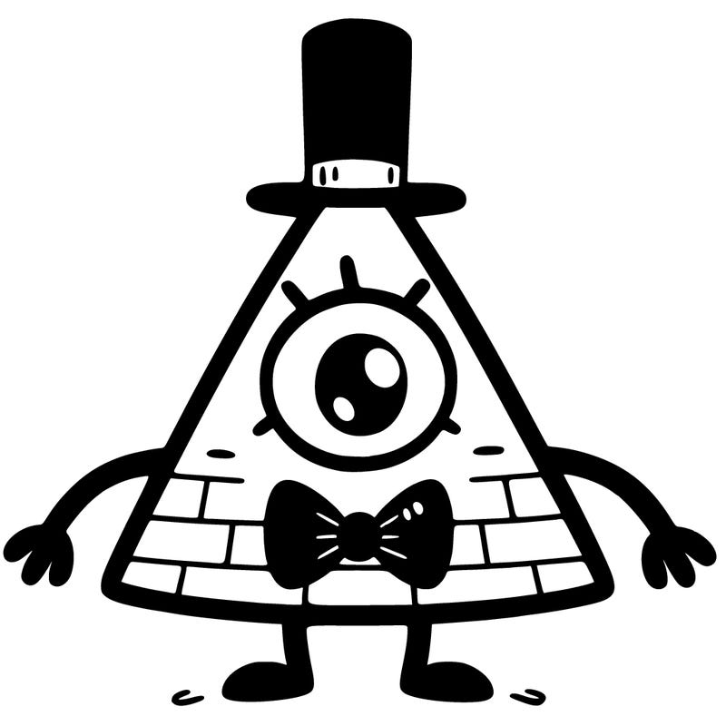 bill cipher from gravity falls