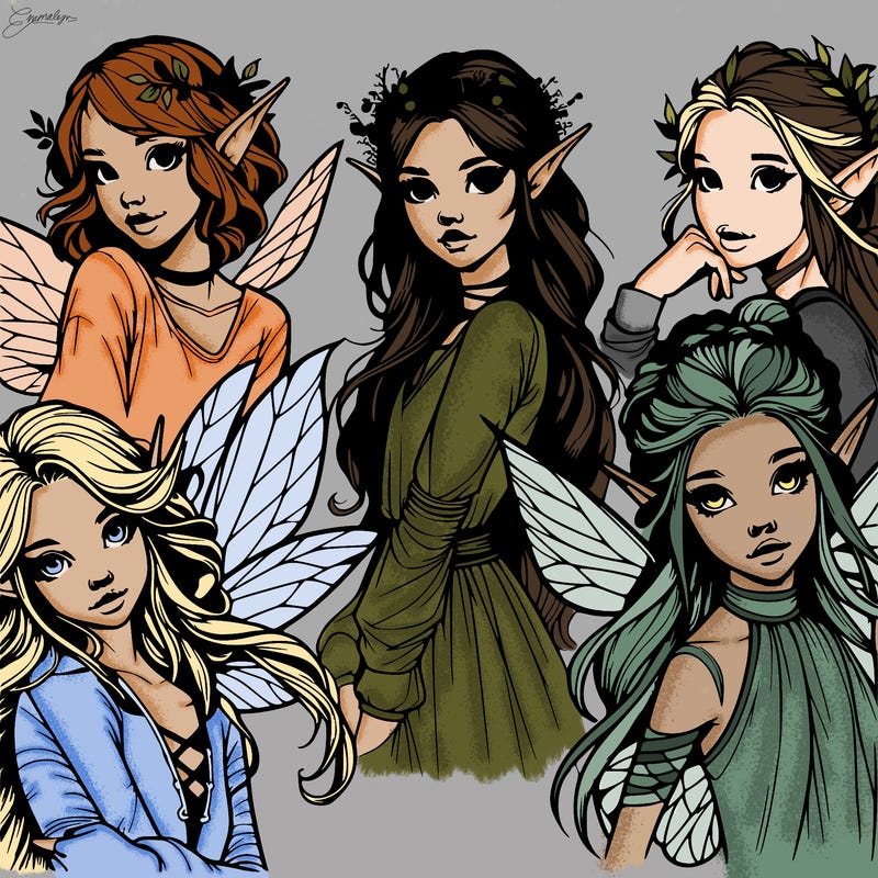realistic fae girls