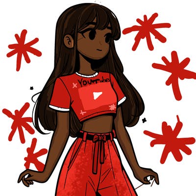 girl in a cute crop top