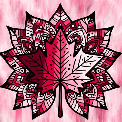 maple leaf mandala