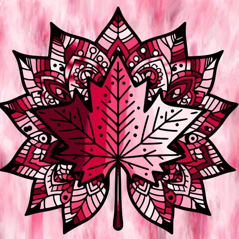 maple leaf mandala