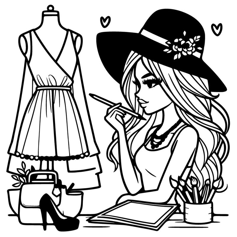 a stylish fashion designer