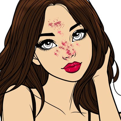 beautiful realistic girl