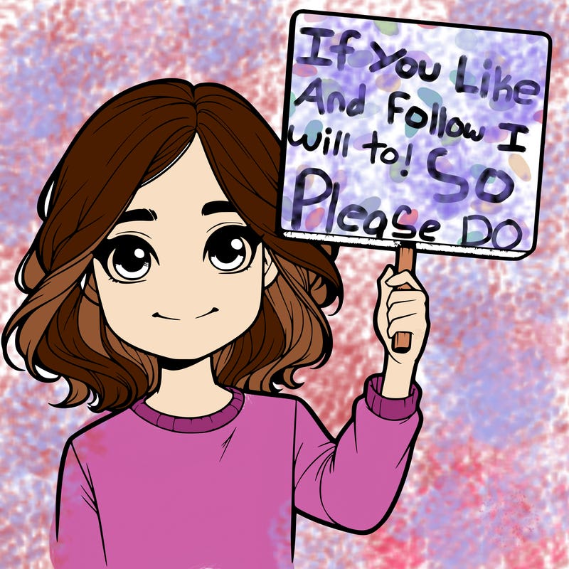 realistic girl holding up a sign