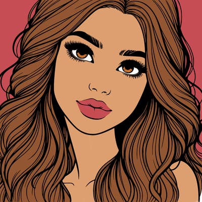 beautiful realistic girl