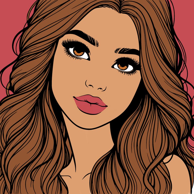 beautiful realistic girl