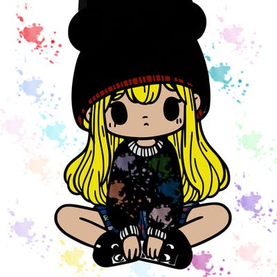 a girl wearing a frog hat and some frog socks