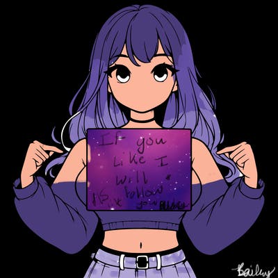 girl holding a blank sign in a long sleeve crop top