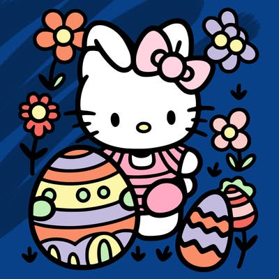 hello kitty easter