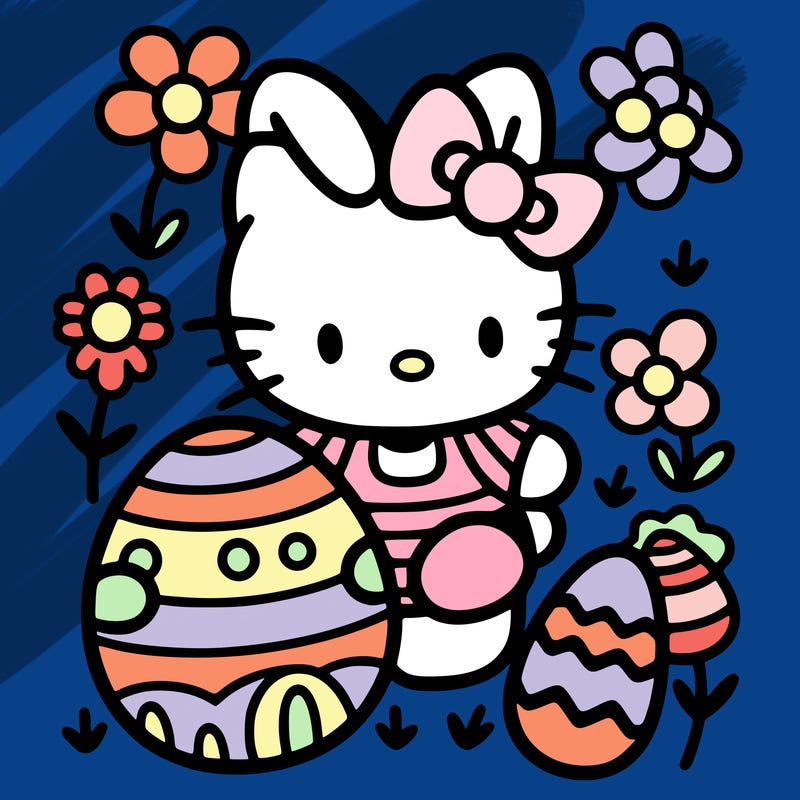 hello kitty easter