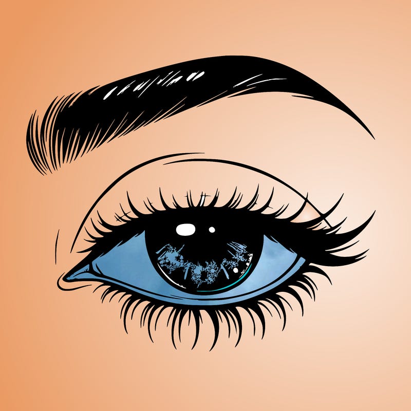 eye closed realistic