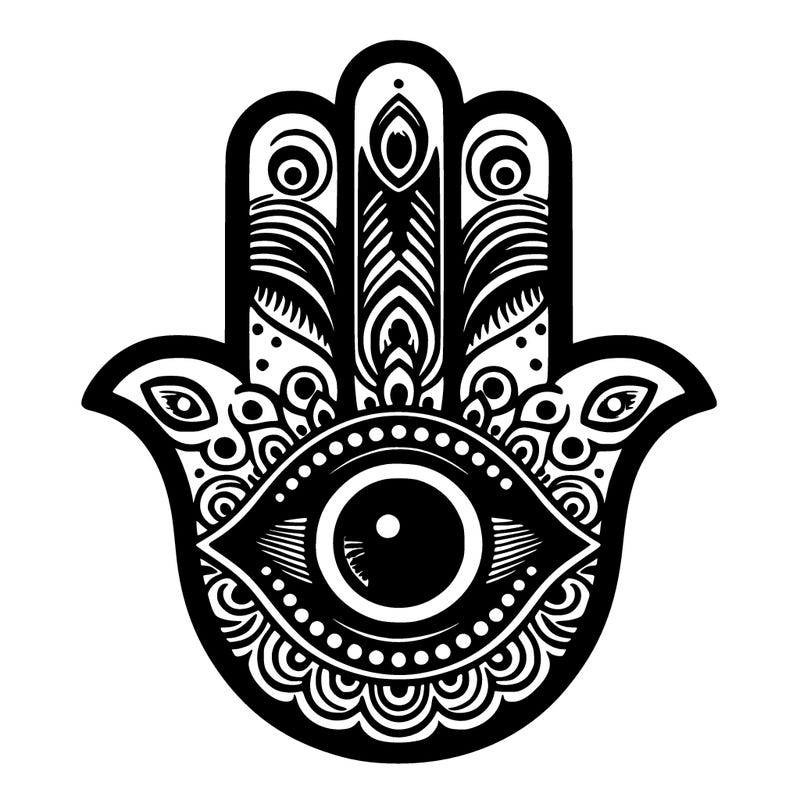 evil eye hamsa hand
