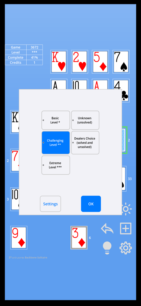 Futura Backbone Solitaire - Games App | MWM