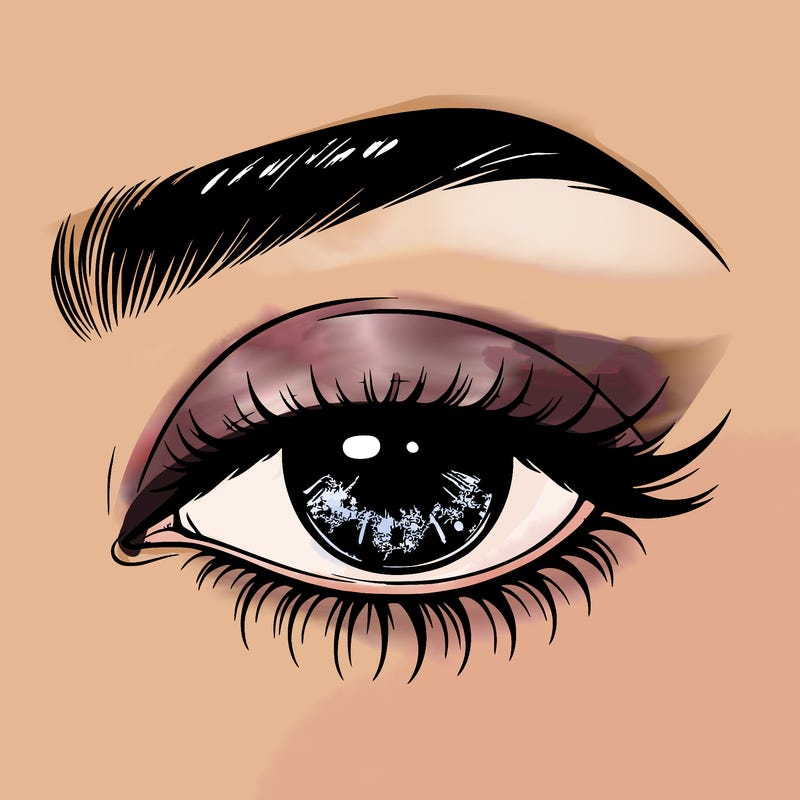 eye closed realistic