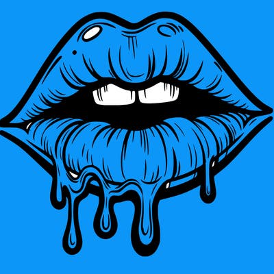 lips that look realistic and drip