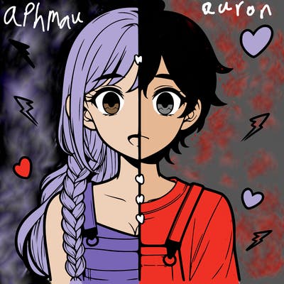 realistic girl boy split