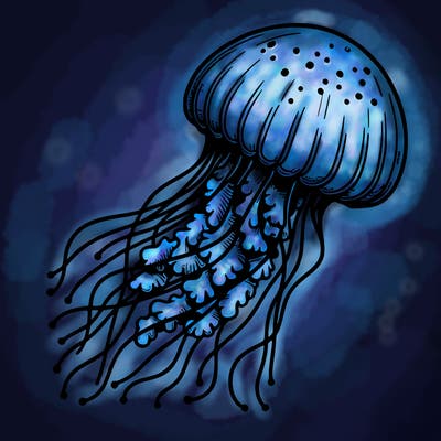 realistic jellyfish