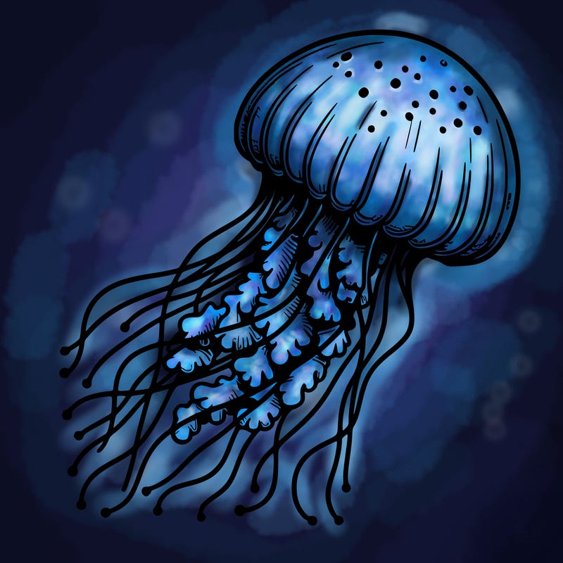 realistic jellyfish