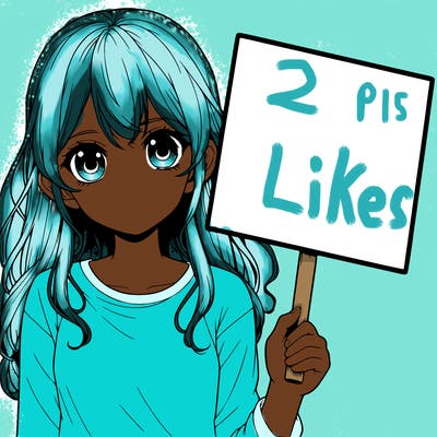 realistic girl holding up a sign