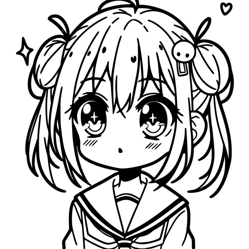 cute amine character