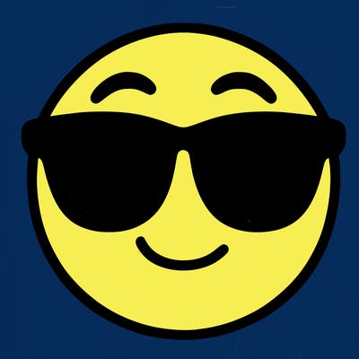 emoji with sunglasses