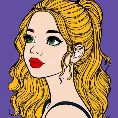 beautiful realistic girl