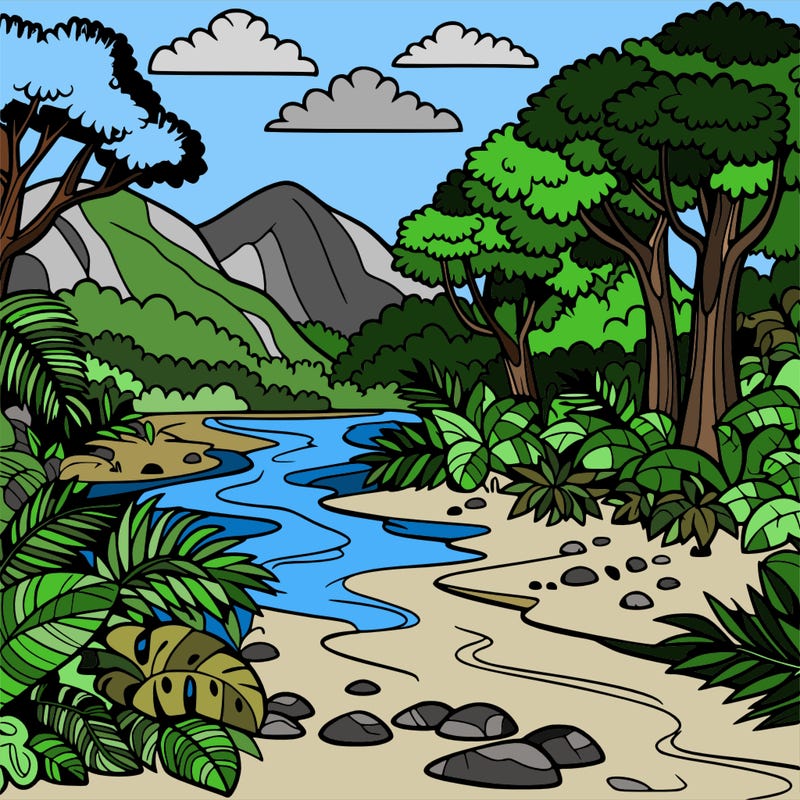 river in the jungle